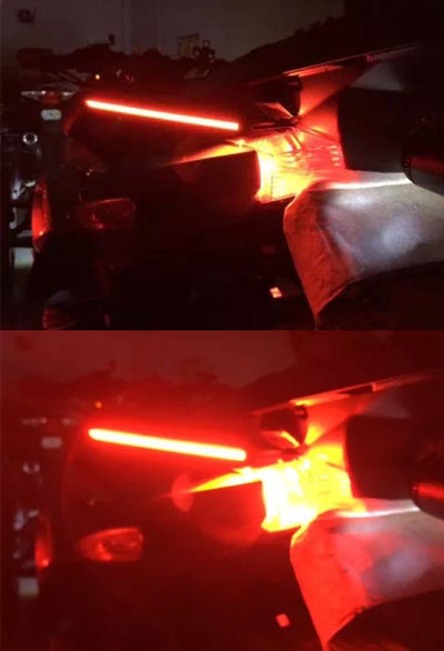 LED a double couleur pour position, frein en rouge et change en ambre en clignotant (1 paire)