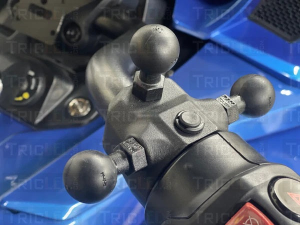 Porte accessoire de guidon Spyder pour les accessoires Ram RT2020-2023 et F3 2015-2023