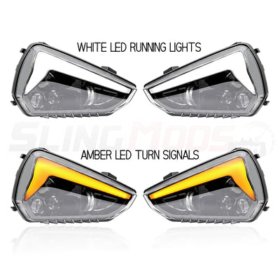 New All-in-One LED Headlight Housings for Ryker Models - Special Order Only