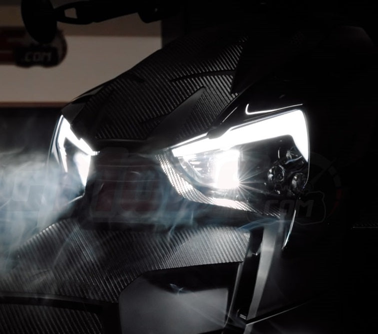 New All-in-One LED Headlight Housings for Ryker Models - Special Order Only