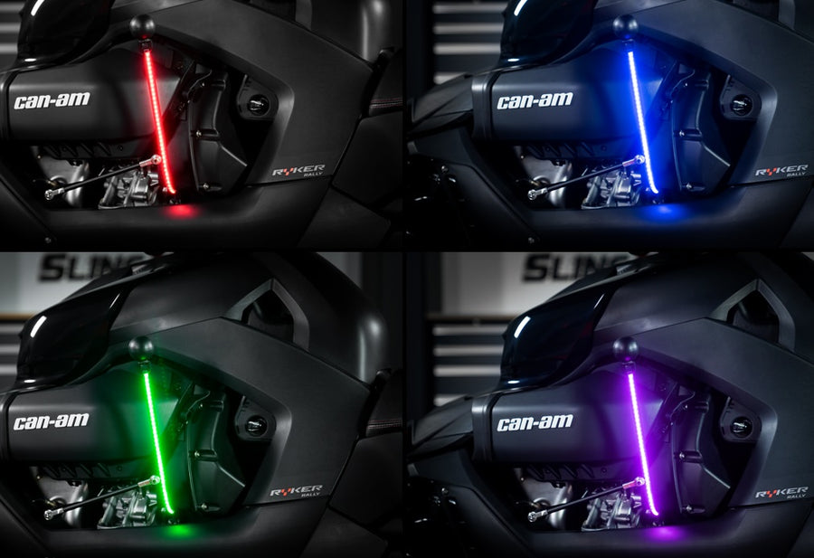 LED sabre "Ajout" avec télécommande pour le levier de vitesses Can-Am Ryker Gen 2 Jockey