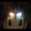 Replacement H4 LED bulbs for BRP snowmobile headlights