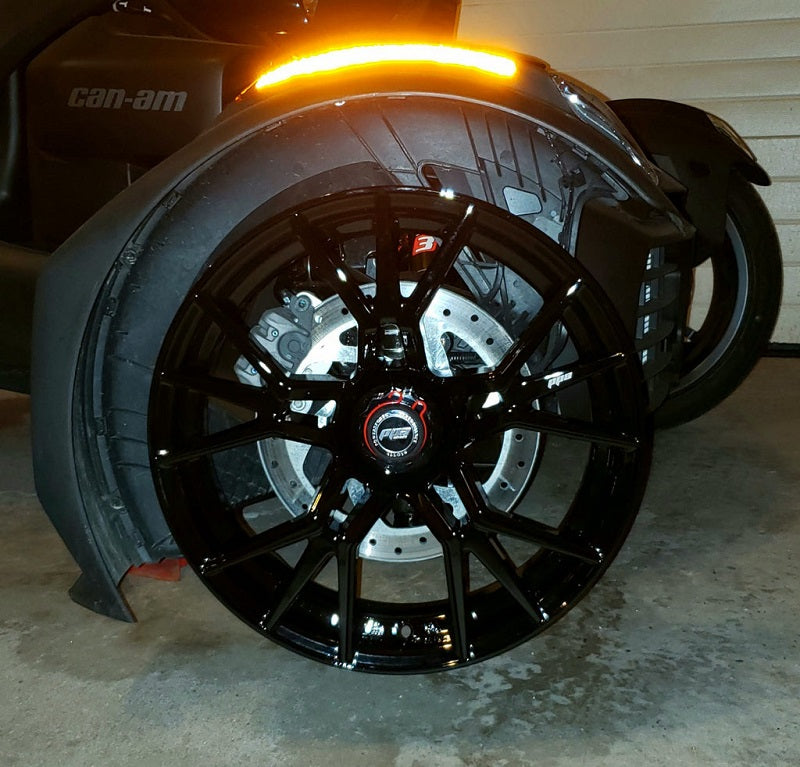 RYKER Aluminum Wheels Black - Velocity Series 16" Set of 3 Wheels