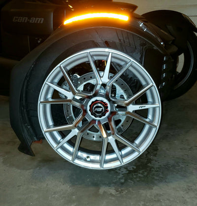 RYKER Chrome Finished Aluminum Wheels - Velocity Series 16" Set of 3 Wheels