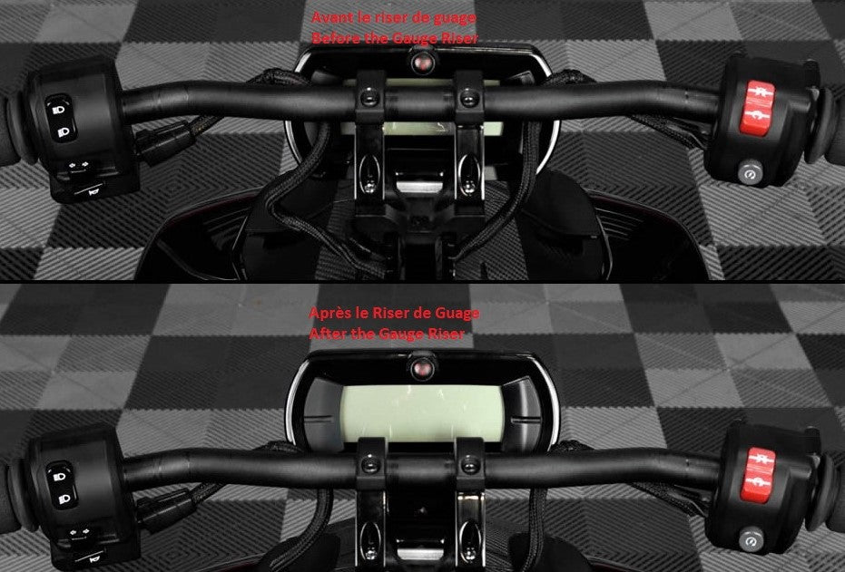 Riser pour le Gauge ajustable sur le Ryker