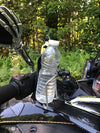 Adjustable chrome finish bottle holder for Spyder