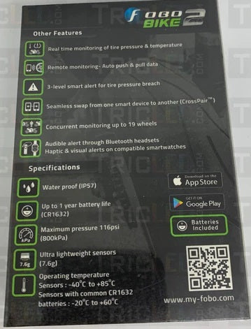 FOBO 2.0 Tire Pressure Monitoring system for Spyder - Ryker