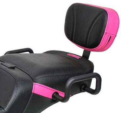 Ultimate Seat Ryker Passenger Backrest with Red Ostrich Imitation Trim