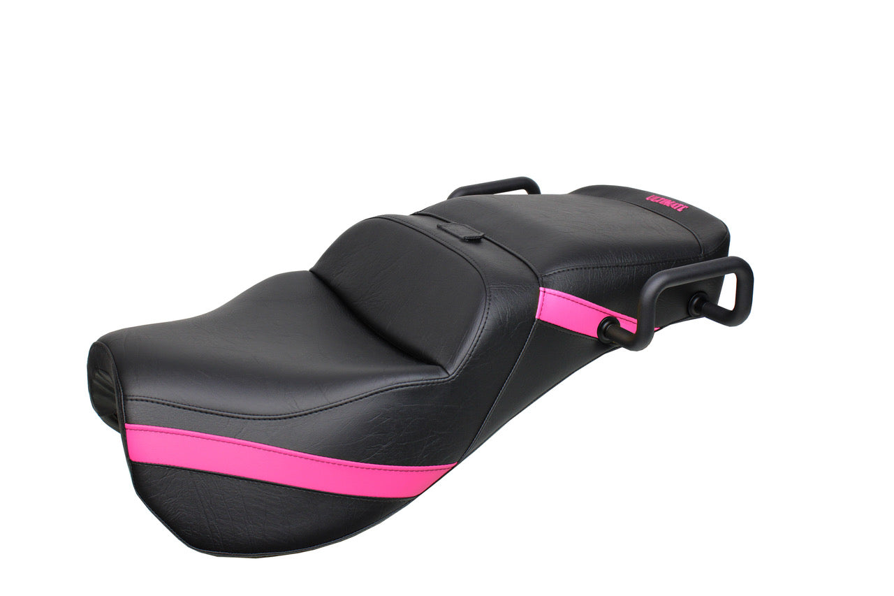 Midrider seats for Ryker with Red Ostrich immitation trim