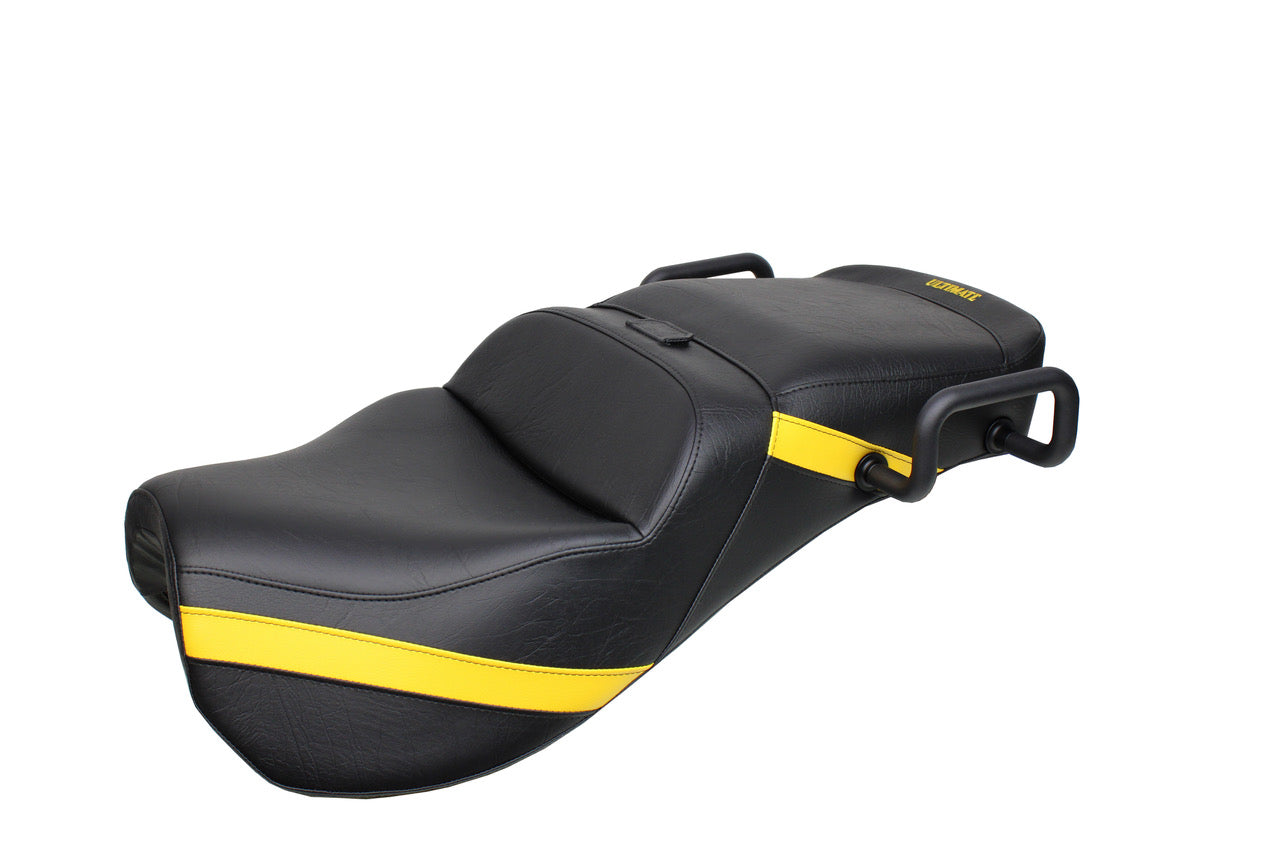 Midrider seats for Ryker with Red Ostrich immitation trim